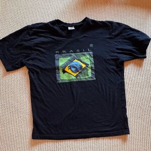 Black Brasil Graphic Men's T-Shirt
